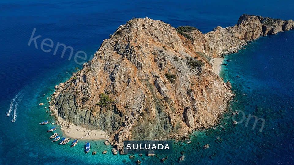 Excursion en yacht privé Kemer Suluada