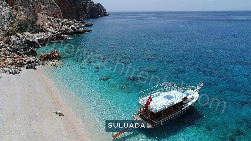 Excursion en yacht privé Kemer Suluada - 9